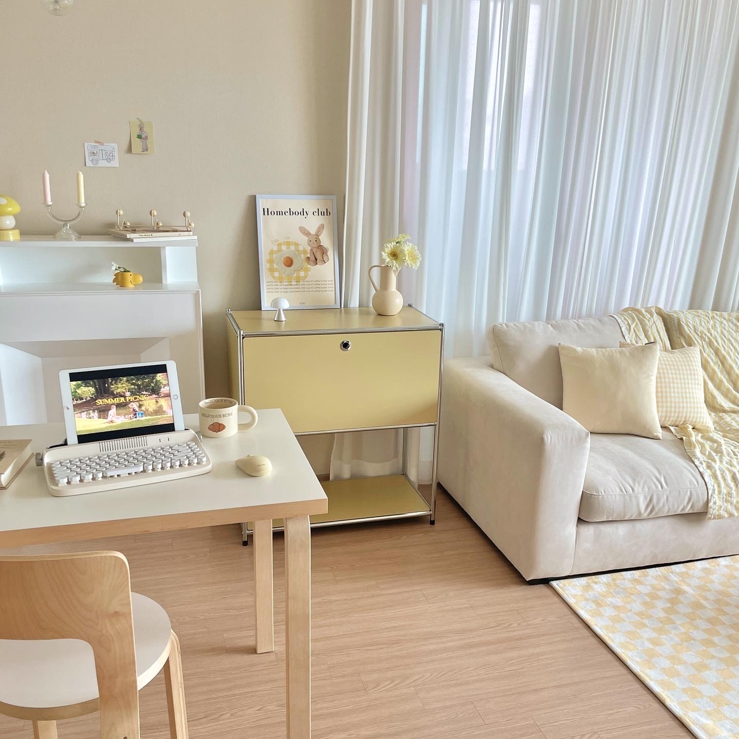 Modular Metal Storage Cabinet with Flip-Down Door user photo