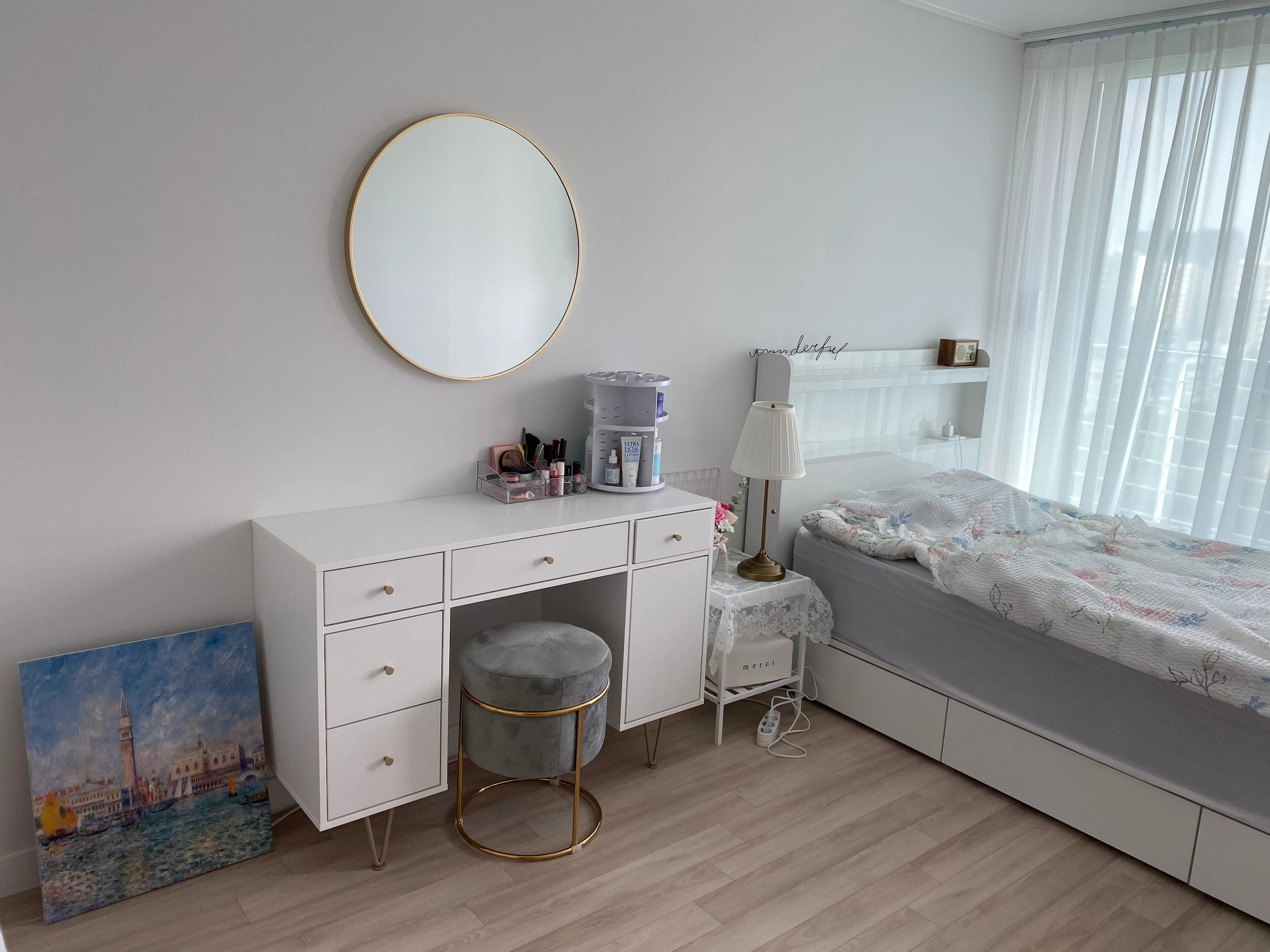 2-Tier Side Table with Tempered Glass Top user photo