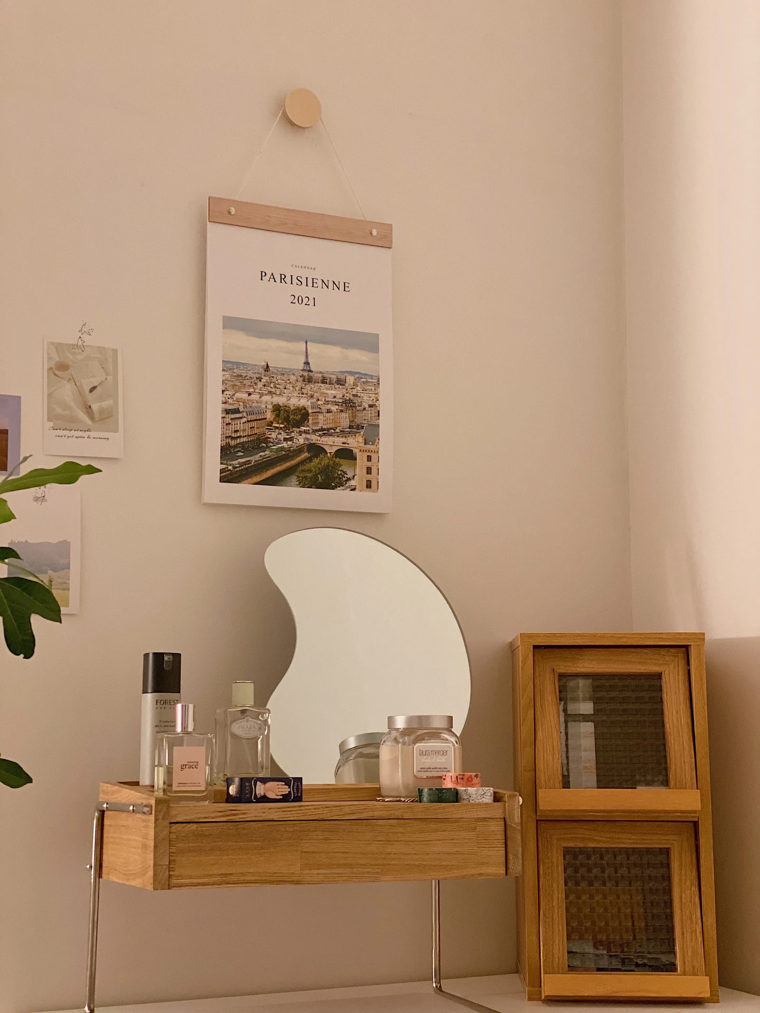 Mini Wood Cabinet with Glass Doors user photo