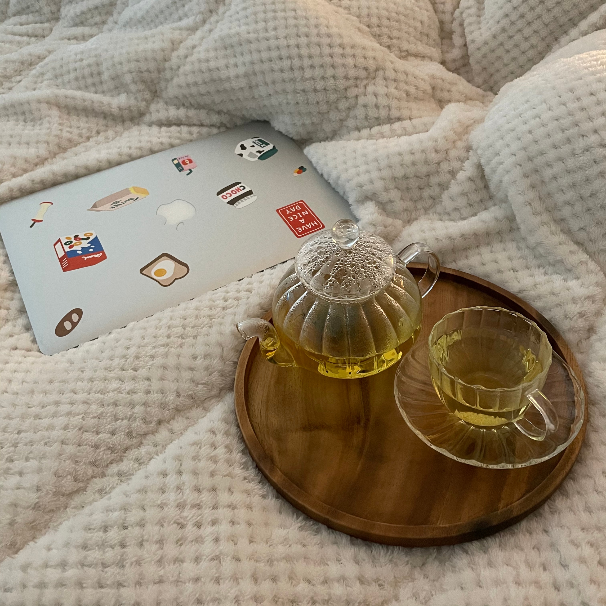 Flower Glass Teapot & 2 Teacup Set user photo