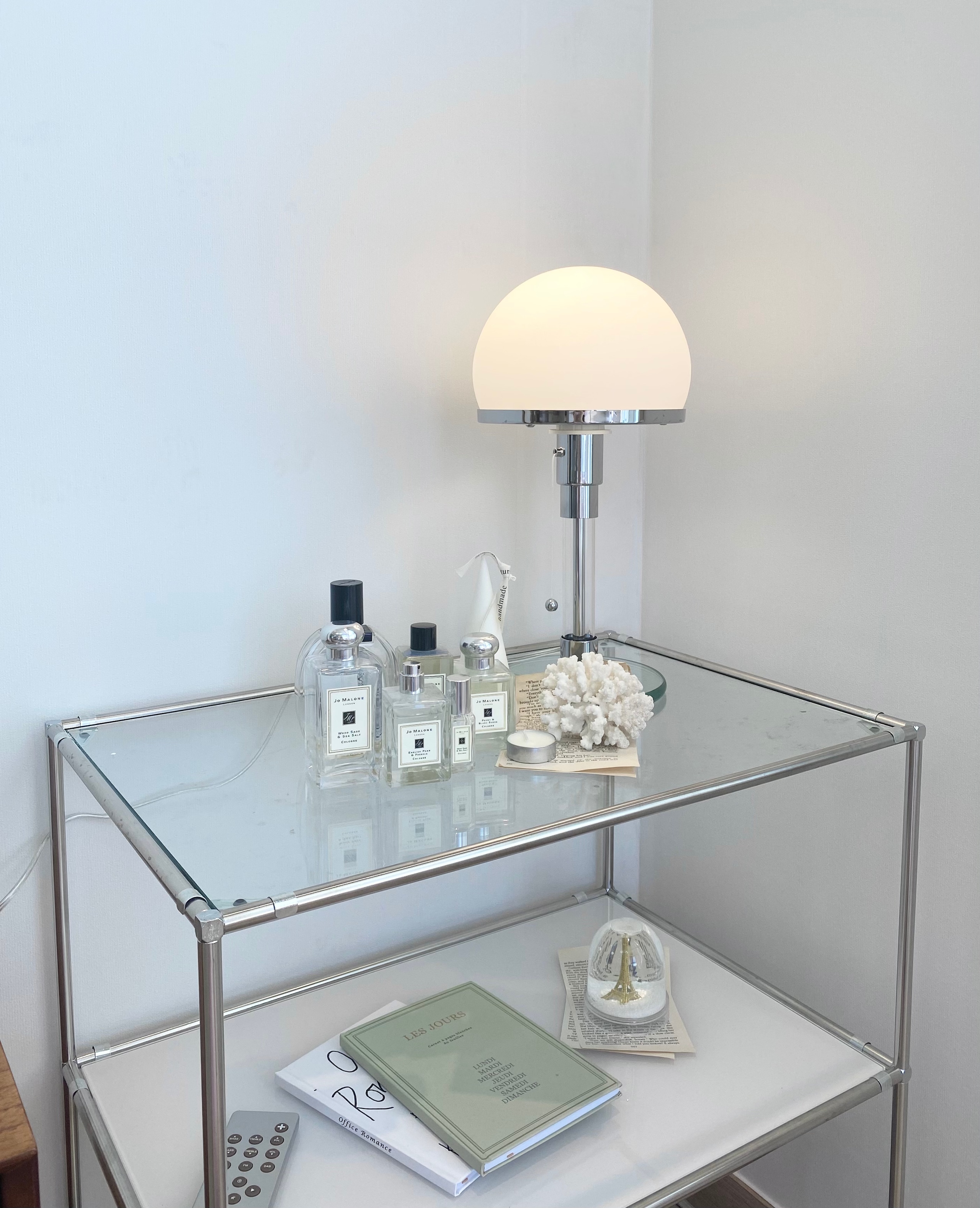 3-Tier Modular Glass Side Table user photo