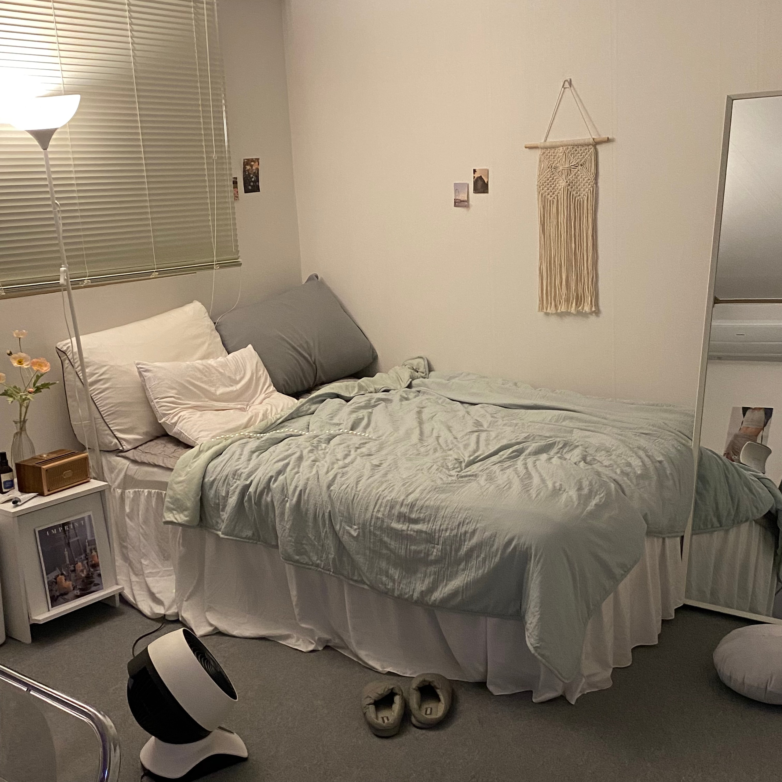 Wooden Bedside Table with Front Magazine Rack user photo