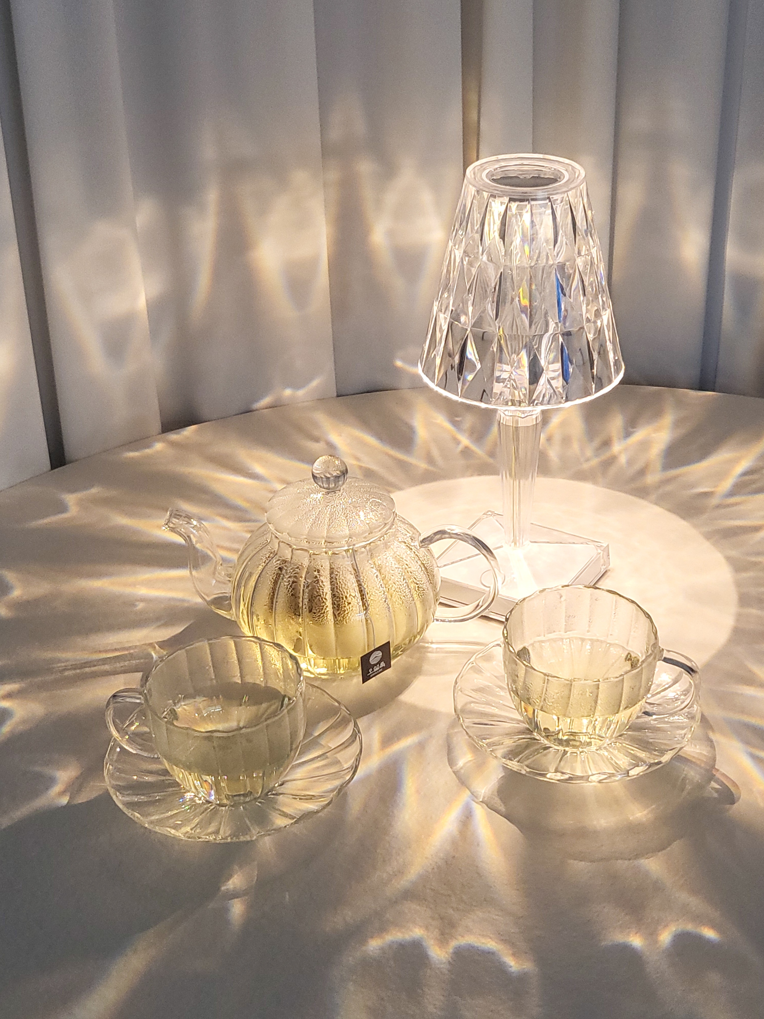 Flower Glass Teapot & 2 Teacup Set user photo