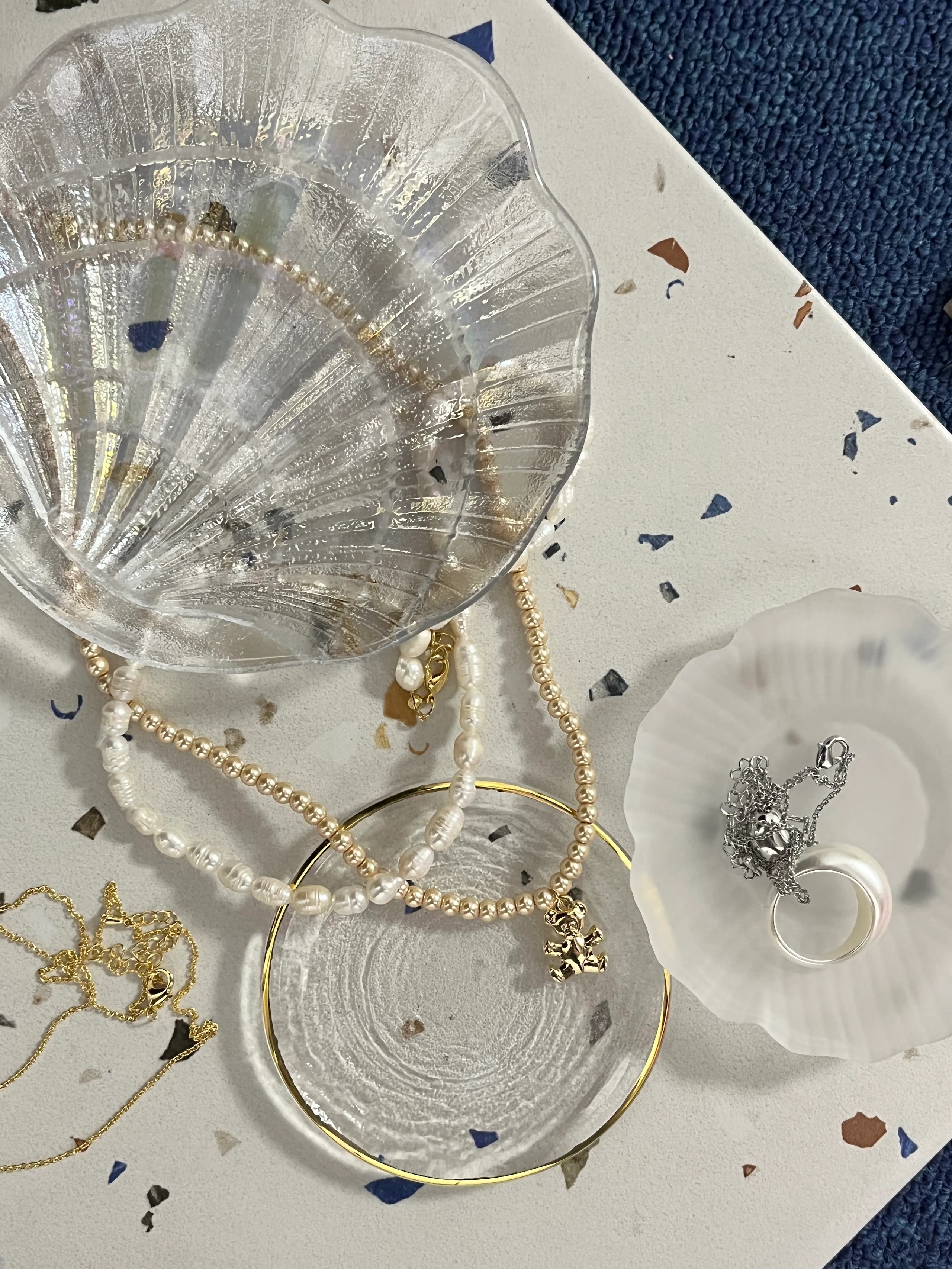 Milky Glass Accessory Tray user photo