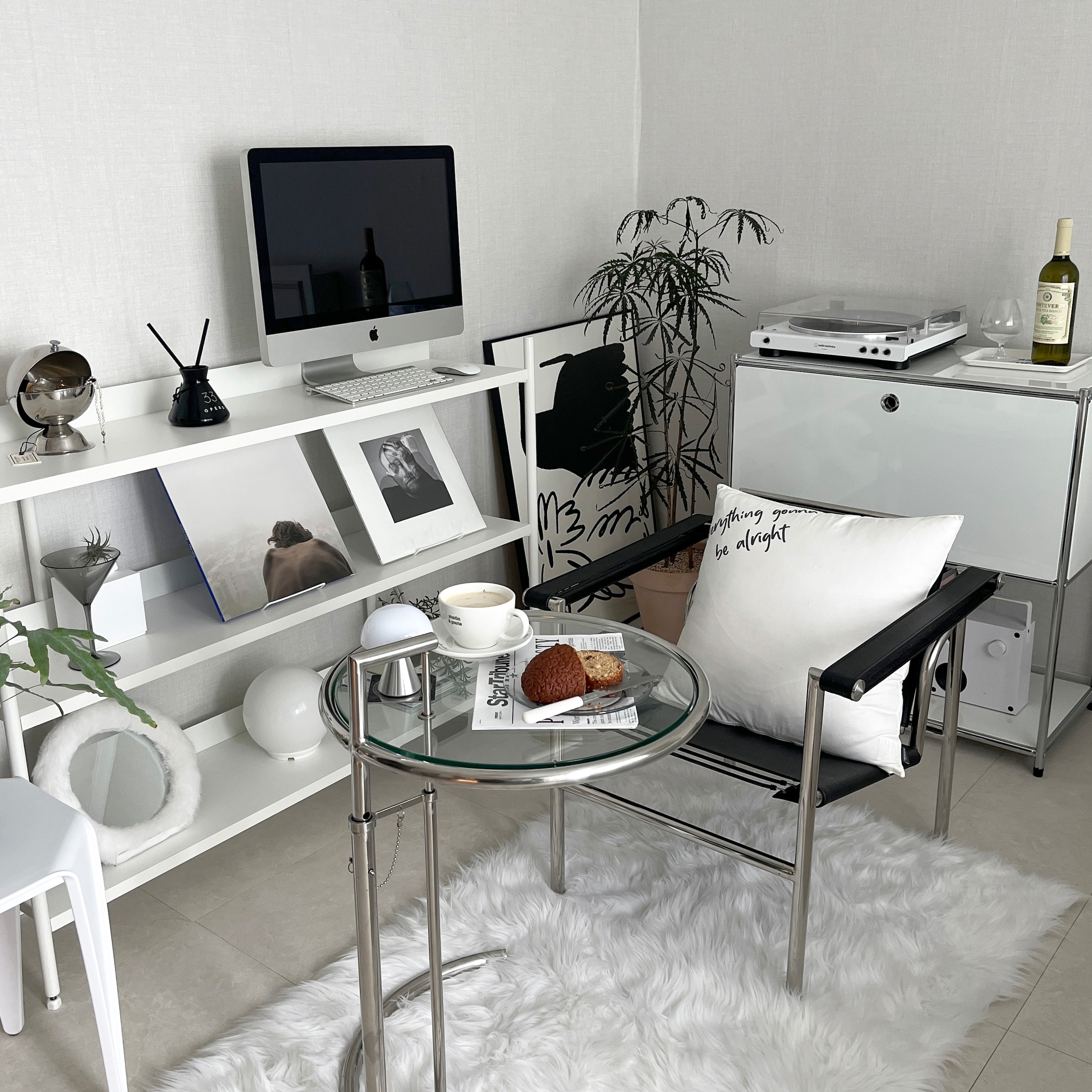 Modular Metal Storage Cabinet with Flip-Down Door user photo