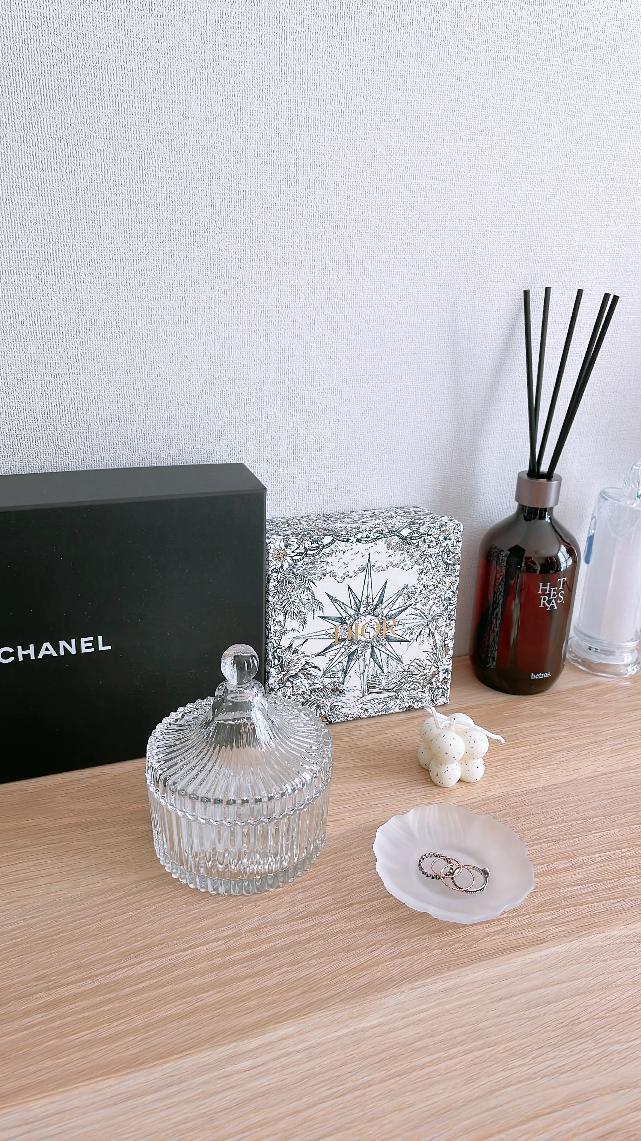 Milky Glass Accessory Tray user photo