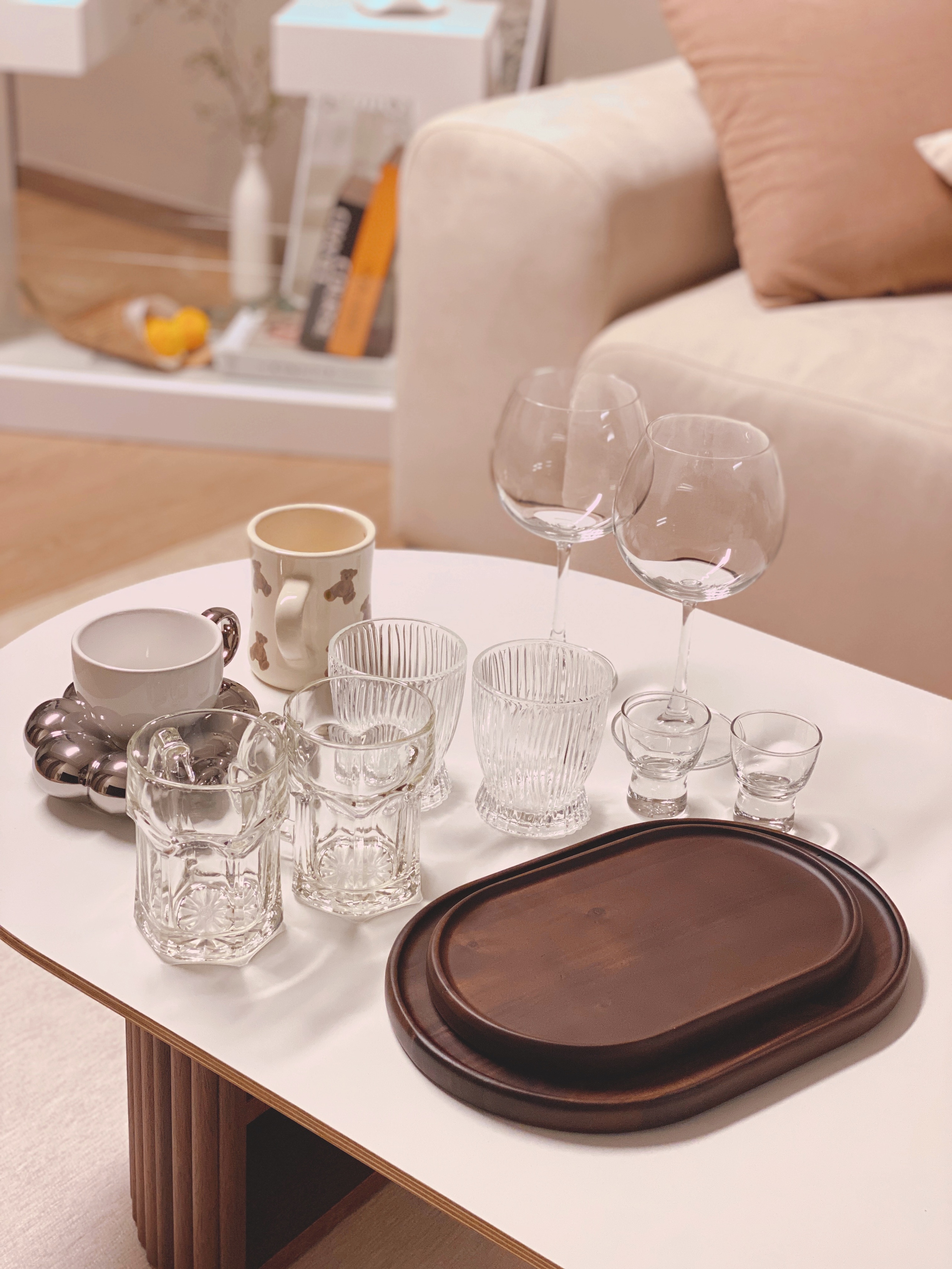 Fluted Waist Glass Cup user photo