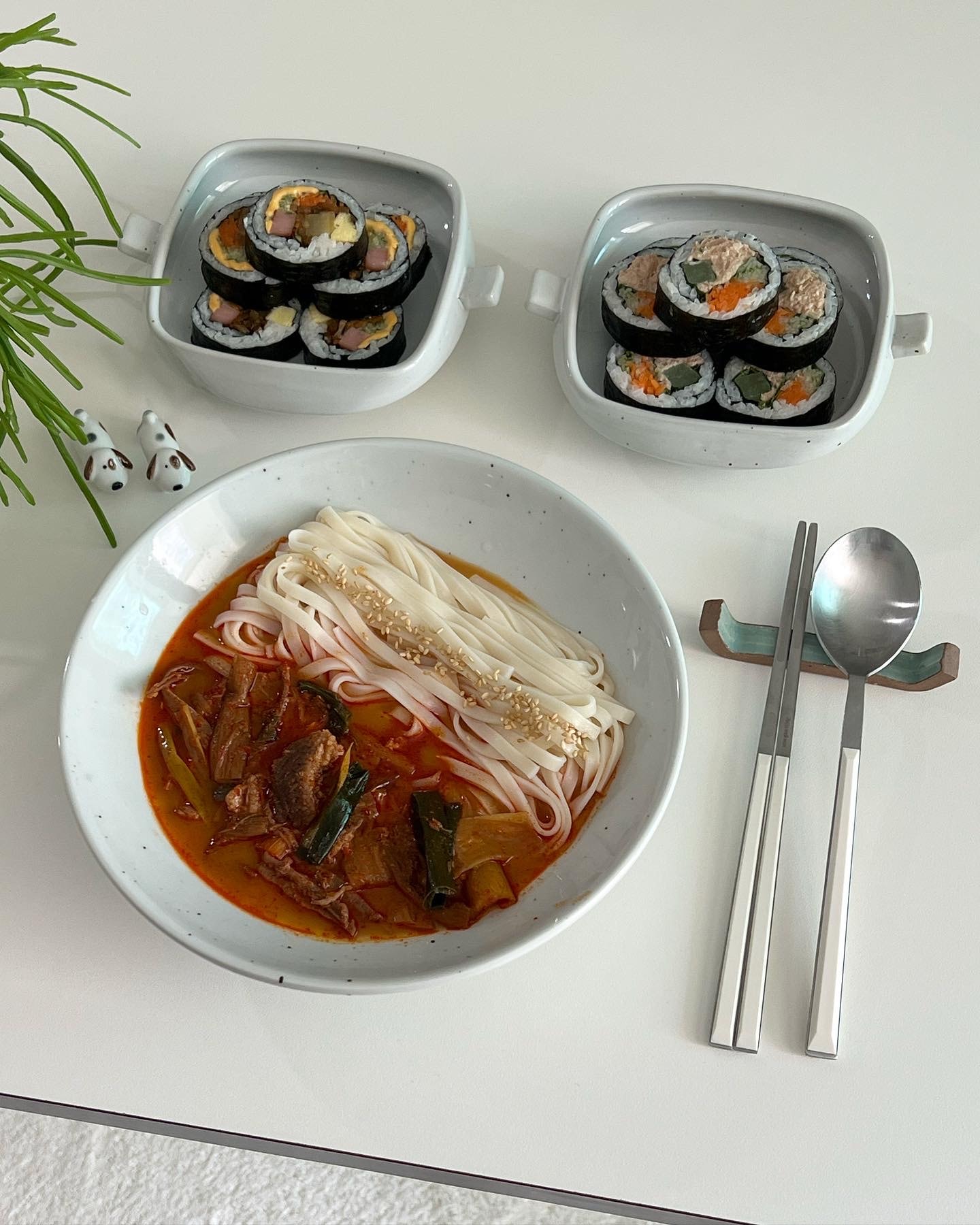 Matte Stainless Steel Spoon & Chopsticks Set of 4 user photo
