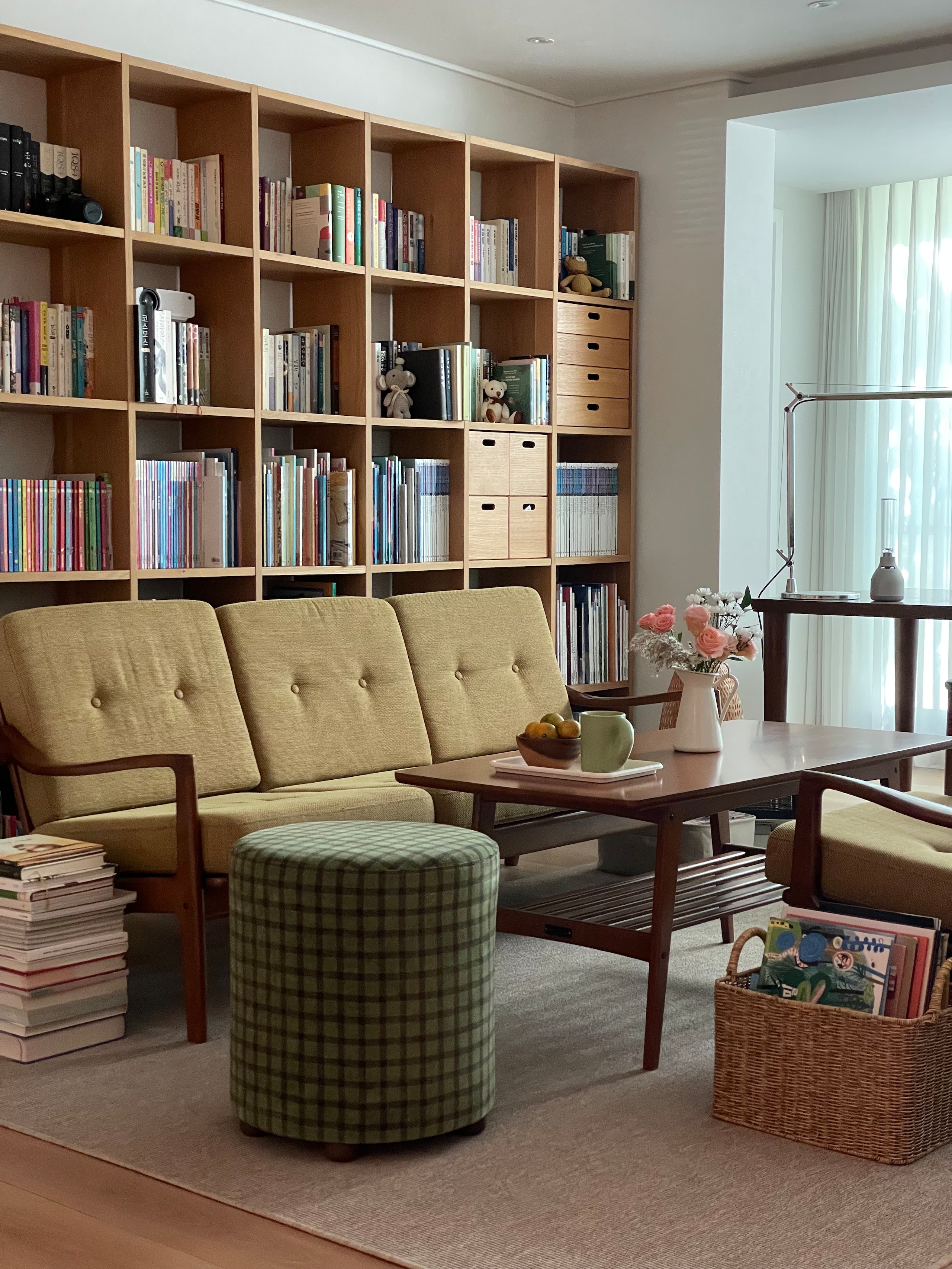 Check Pattern Fabric Stool user photo