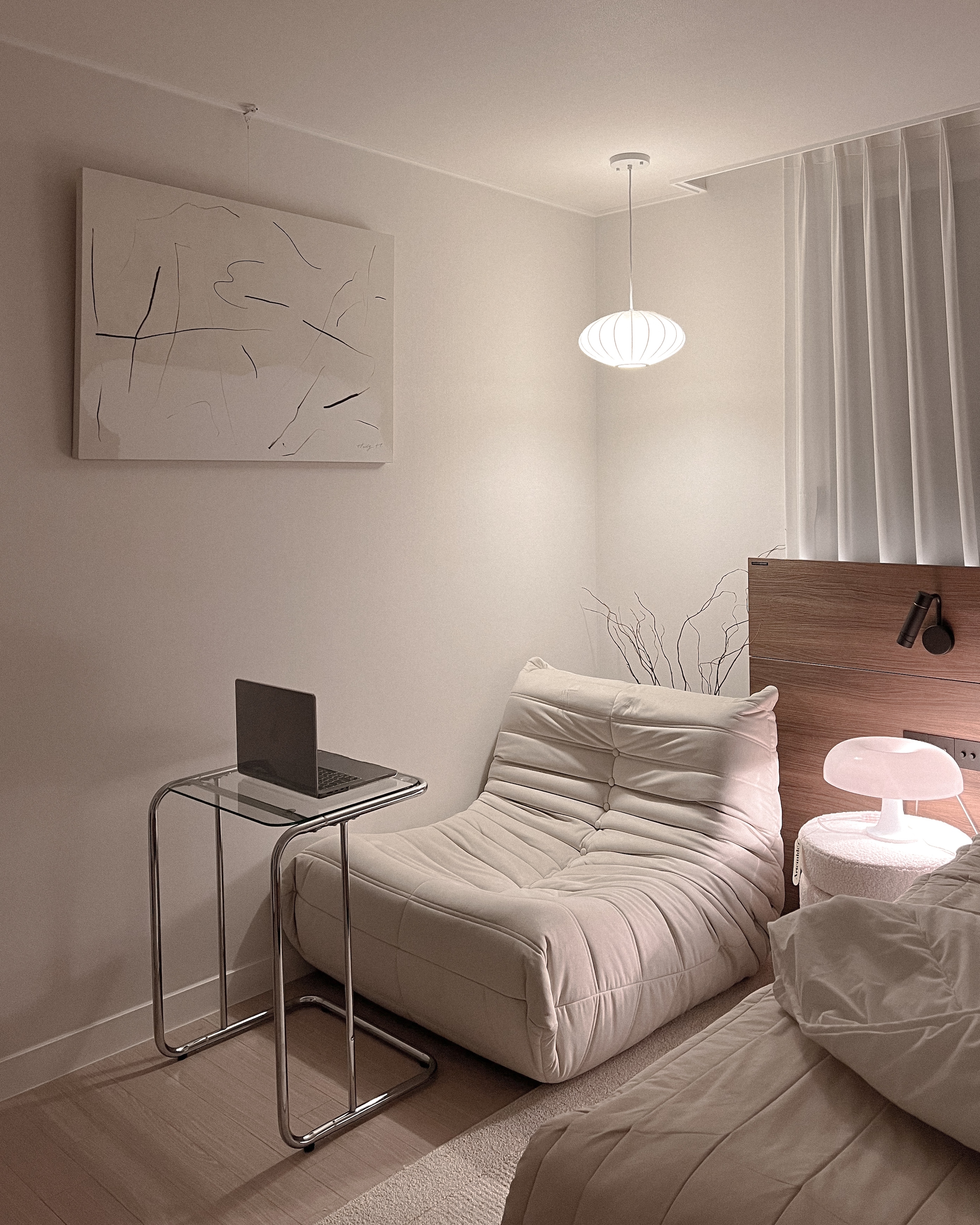 Glass C-Frame Side Table user photo