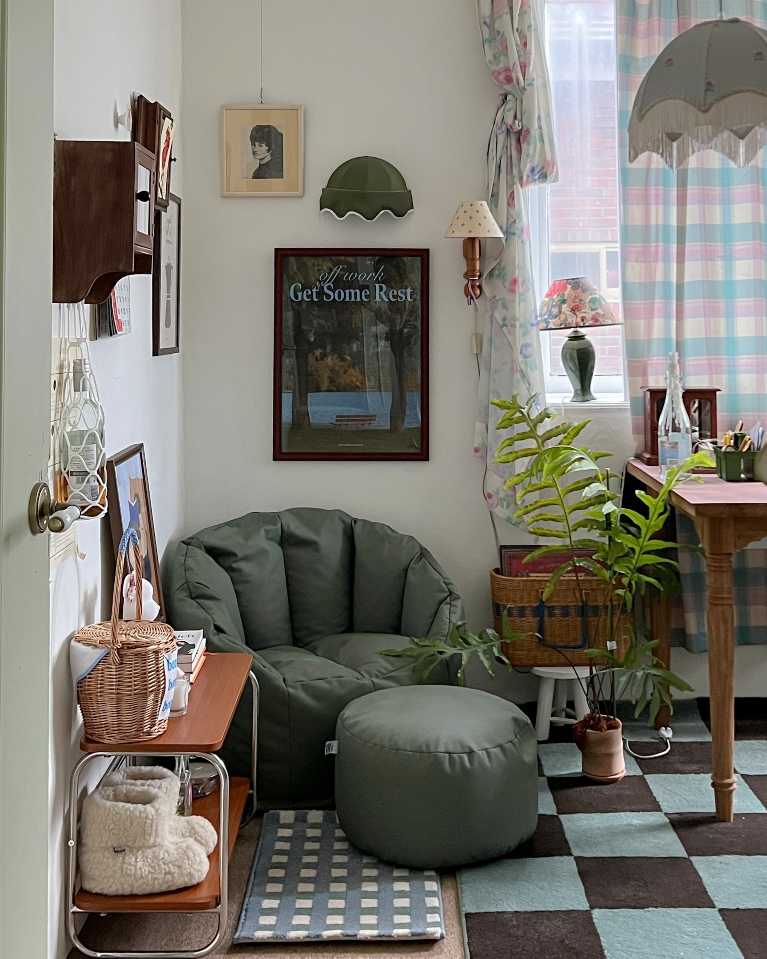Shell Bean Bag Chair Set user photo