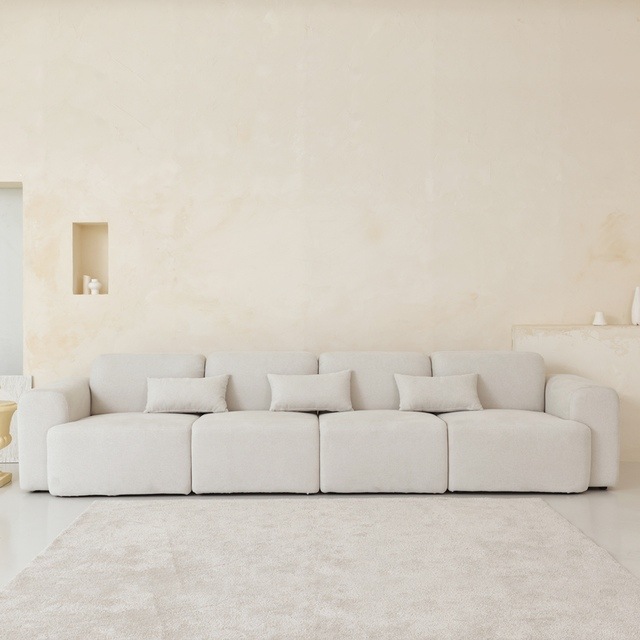 폴로까사 626,000원 / 일랑 워셔블 풀커버 모듈 5인 패브릭 소파