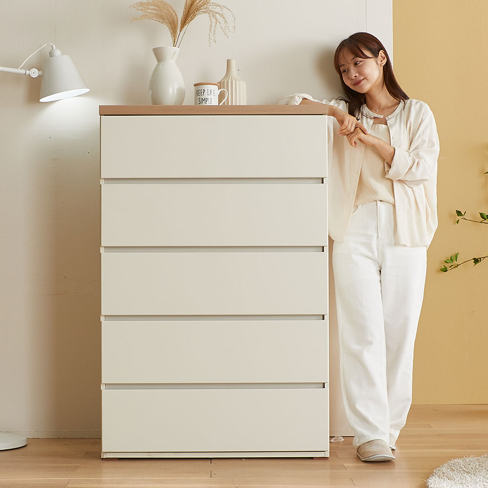 사사가구 정리왕 칸칸이 800 5단 서랍장
