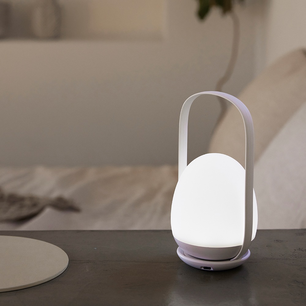 프리즘 LED 무드등 PM-830WH 화이트 충전식 에그라이트