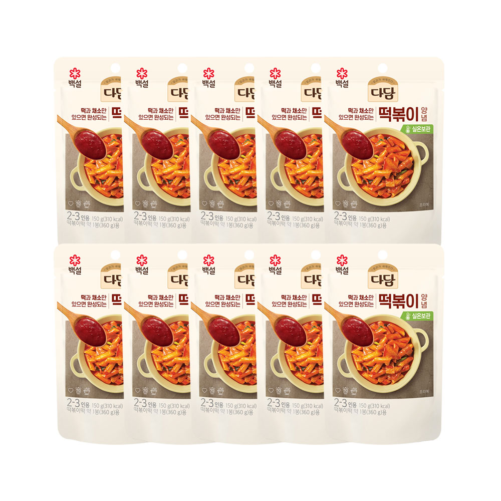 CJ제일제당 다담 떡볶이양념 150g x10개