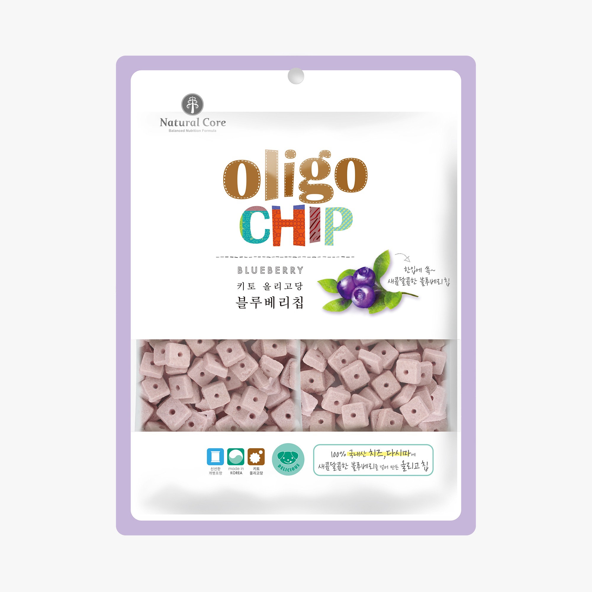 네츄럴코어 네츄럴코어 올리고칩 블루베리45g