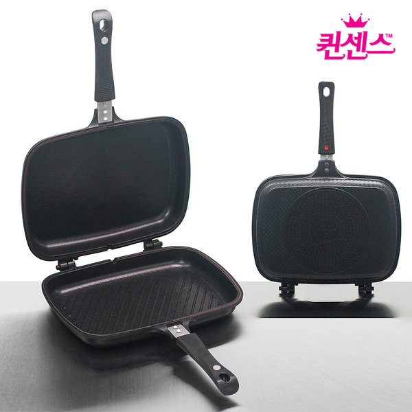 퀸센스 올비아 양면팬 IH 티타늄양면팬 (특대)_7424