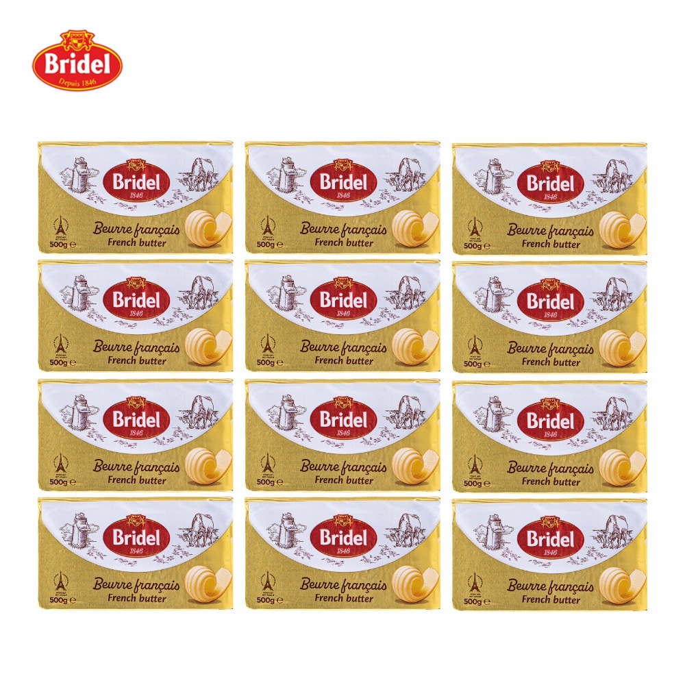 브리델 무염버터 500g 12개 베이킹버터