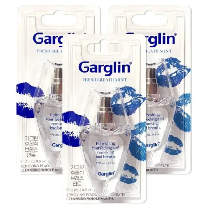 가그린 가그린 구강스프레이 후레쉬 브레스 민트 15ml x3개