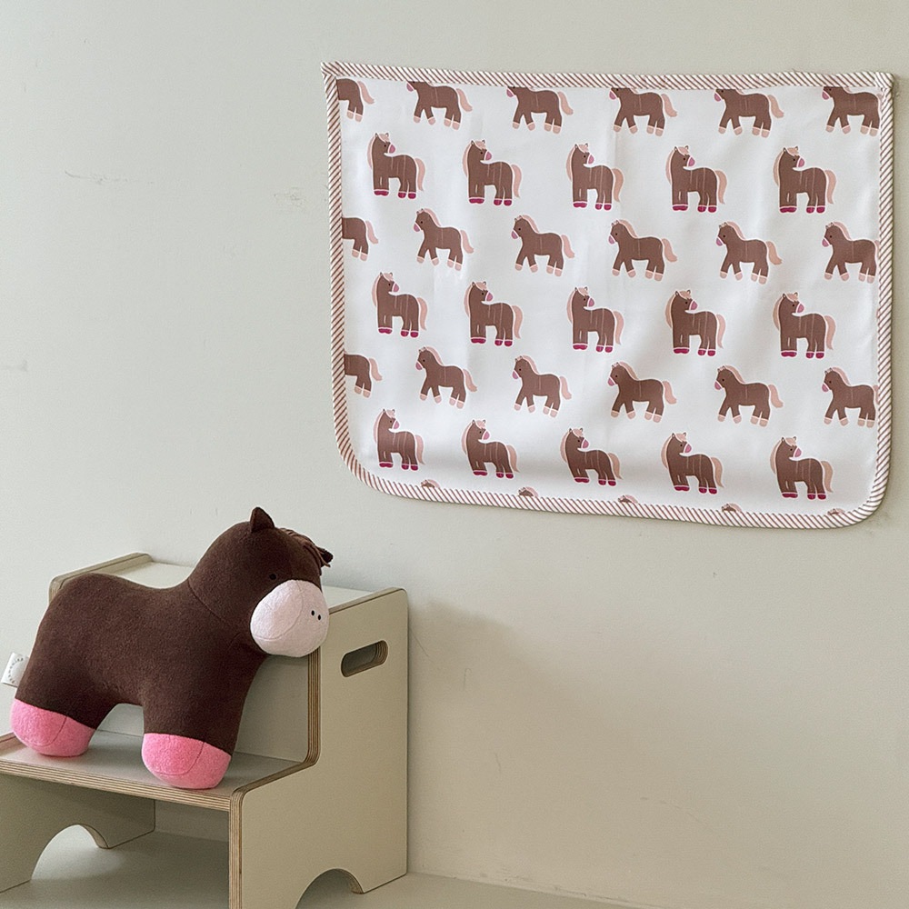 프랑브아즈 2026 말띠 신년 뽀유 차량용 선셋 커튼 햇빛가리개