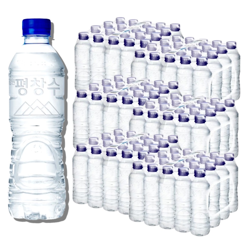 평창수 강원평창수 무라벨생수 500ml120병 깨끗한물