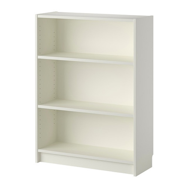 이케아 BILLY 3단 책장 BOOKCASE 80x28x106 - 화이트 705.220.44