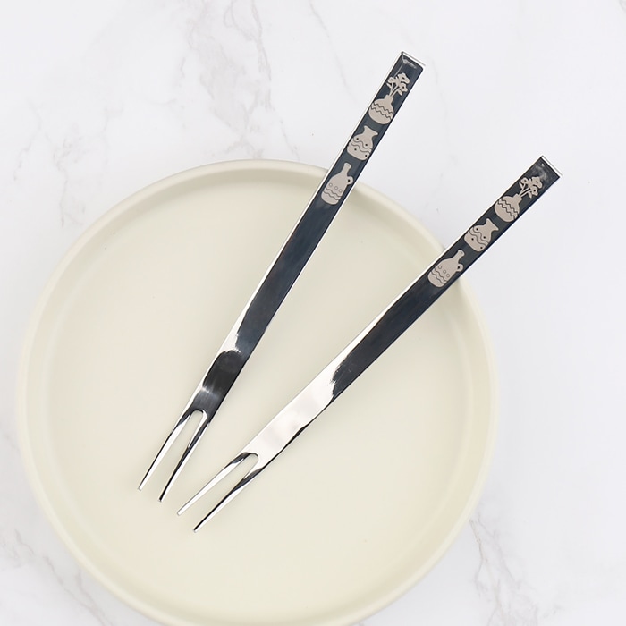 블룸엣홈 포슬린 레이저 티포크 5P