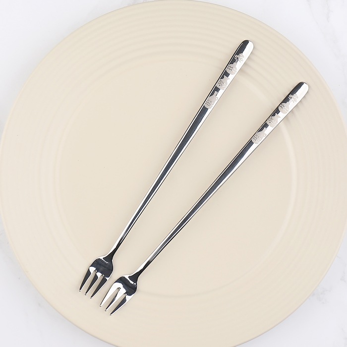 블룸엣홈 포슬린 레이저 롱포크 5P