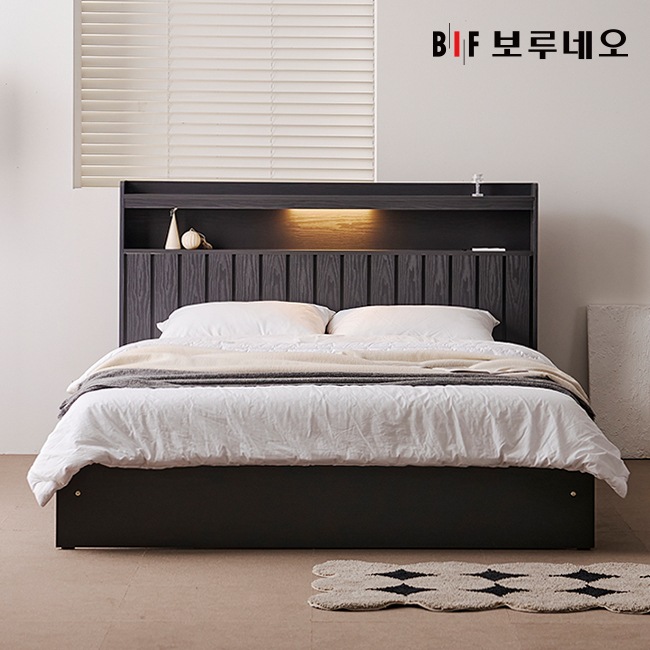 보루네오하우스 앳홈 산다라 LED 일반침대 SS-매트리스 미포함