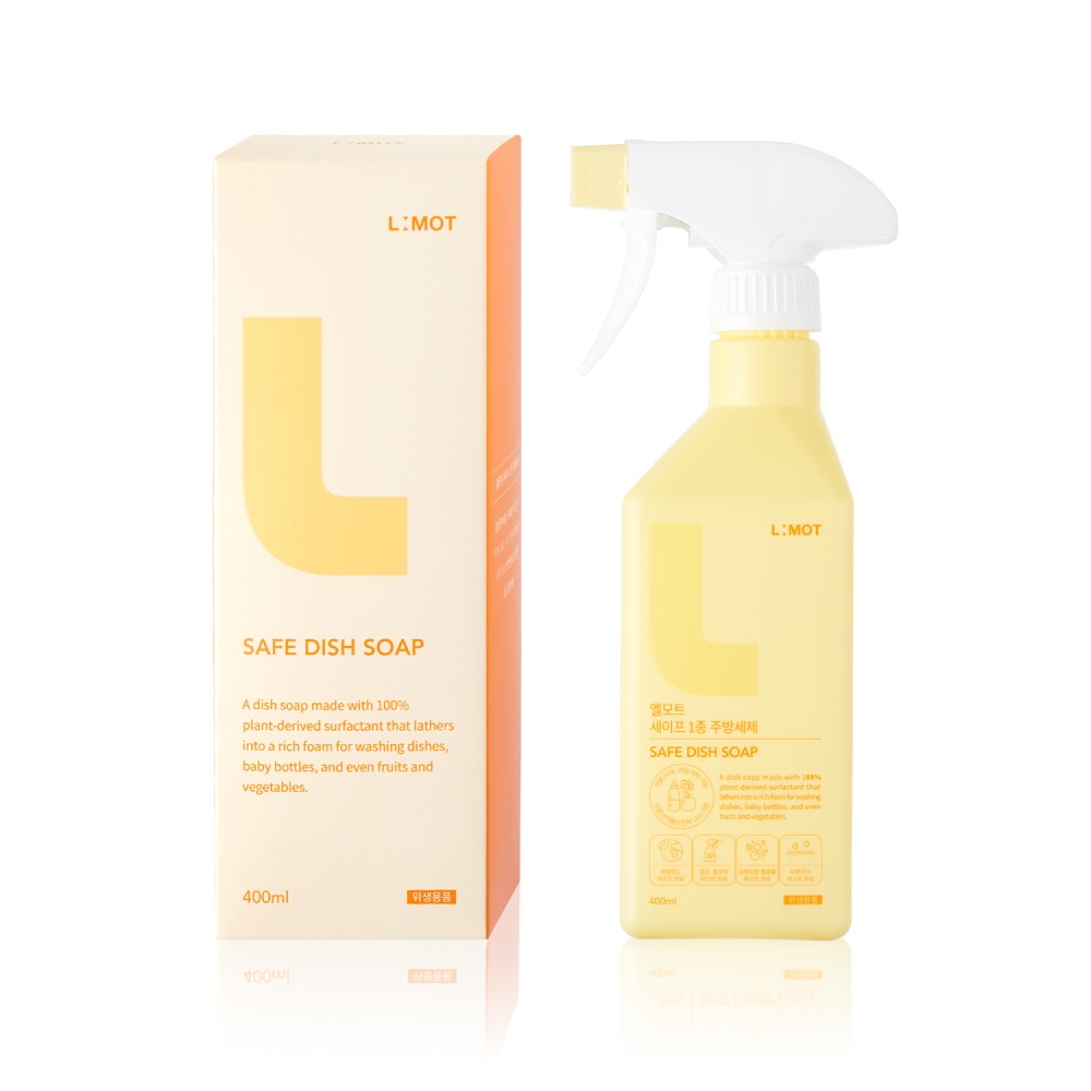 엘모트(L.MOT) 엘모트 뿌리는 세이프 주방세제 400ml - 주방세제 1개