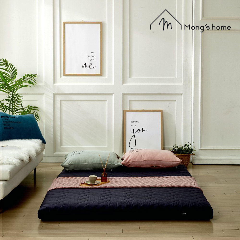 몽스홈 국내생산 7존 매트리스 푹신한 바닥 토퍼 14cm 3colors(MS/SS/Q) - 14cm+겉커버/멀티싱글(75x200)_다크그레이(밀도20kg)