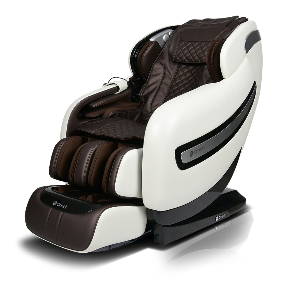오레스트 [리퍼] 4D 음성인식 국내 생산 안마의자 OR-8000(S급, 사전검수) - 화이트/브라운