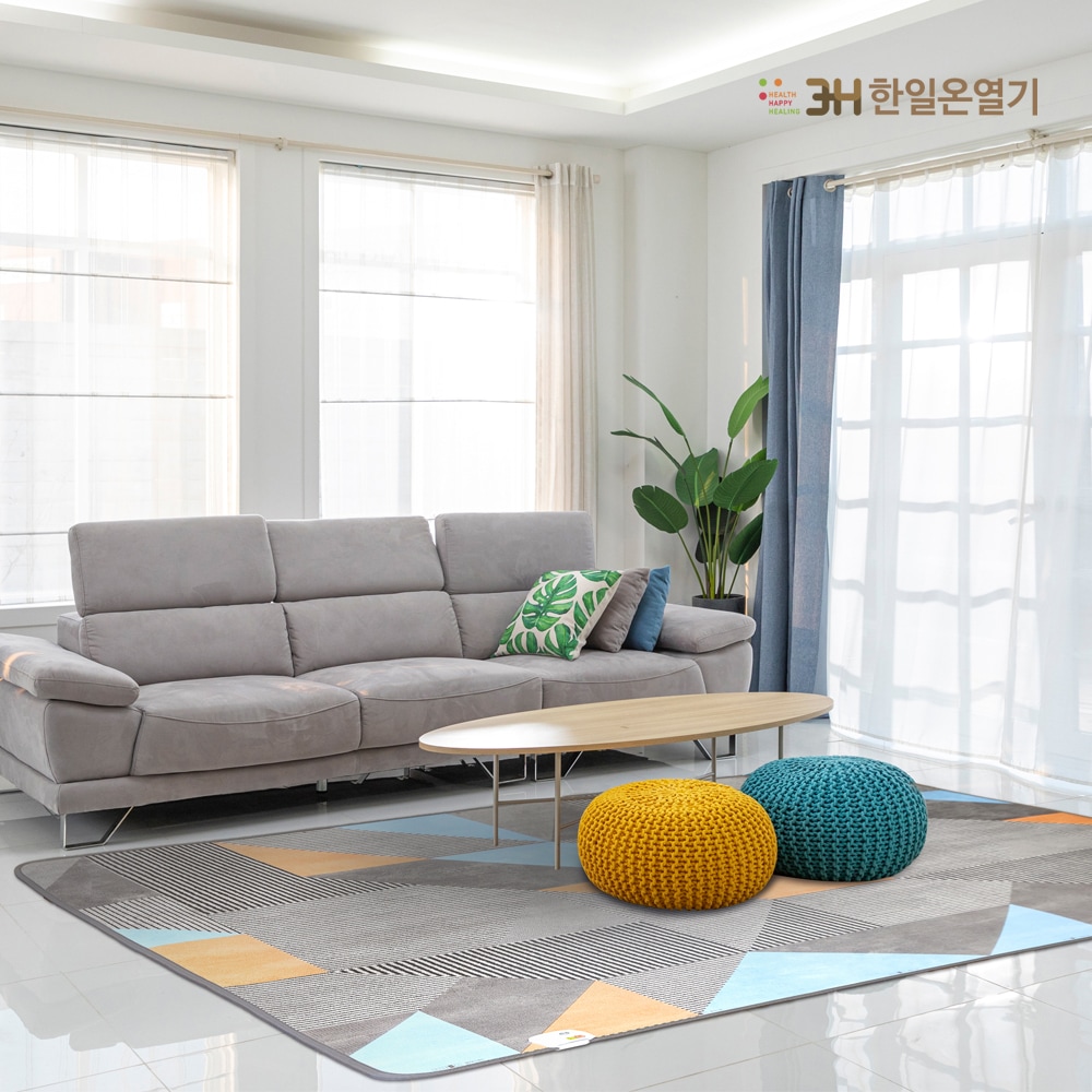 3H한일온열기 5세대 무자계 그래핀 탄소 모노륨 카페트 매트 전기매트 - 대형