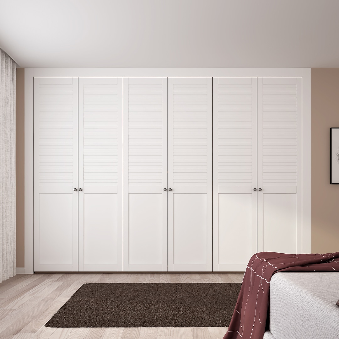 한샘 피카 갤러리 붙박이장 화이트_선반형(18종/택1) - G형: 300~310_10자 (G)