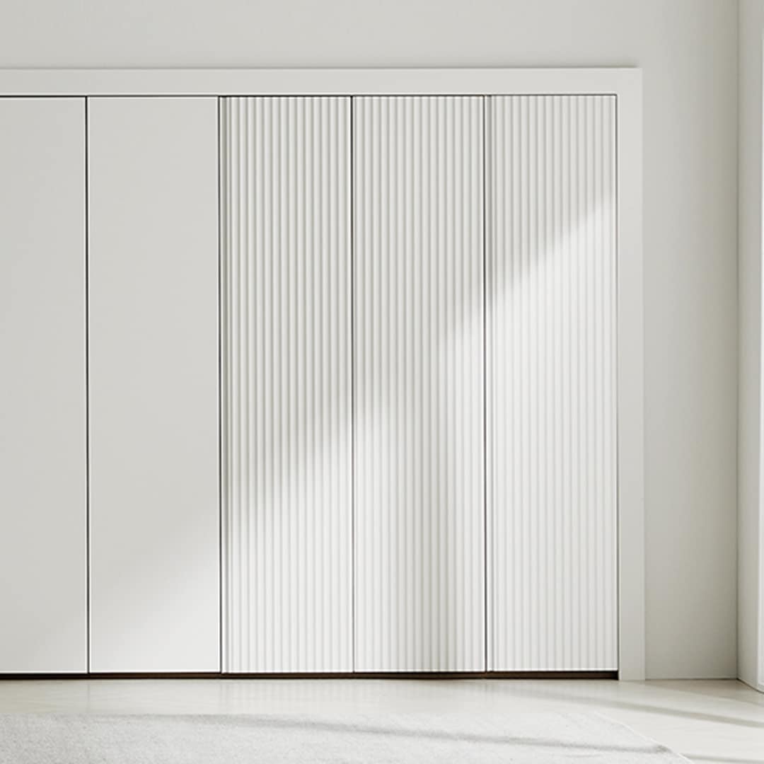 한샘 아트월 붙박이장 비대칭형_행거형(18종/택1) - A형 : 소프트화이트_I형:320~330_10.5자~11자(I)