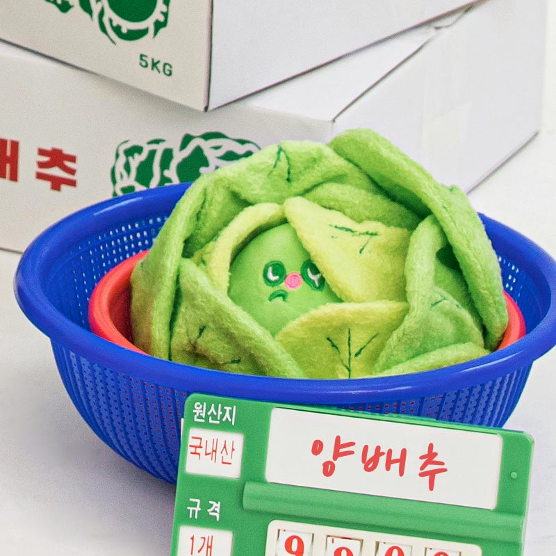 바잇미 바잇미 양배추 킁킁볼 장난감 (삑삑/바스락/노즈워크)