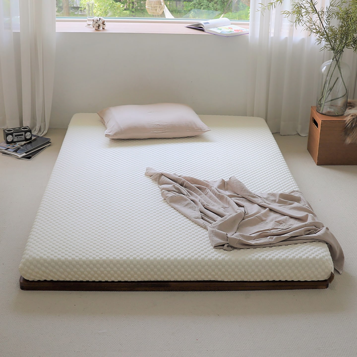 비투스매트리스 양면 오가닉 메모리폼 토퍼 매트리스싱글/슈퍼싱글/더블/퀸 - 02. 슈퍼싱글(SS)