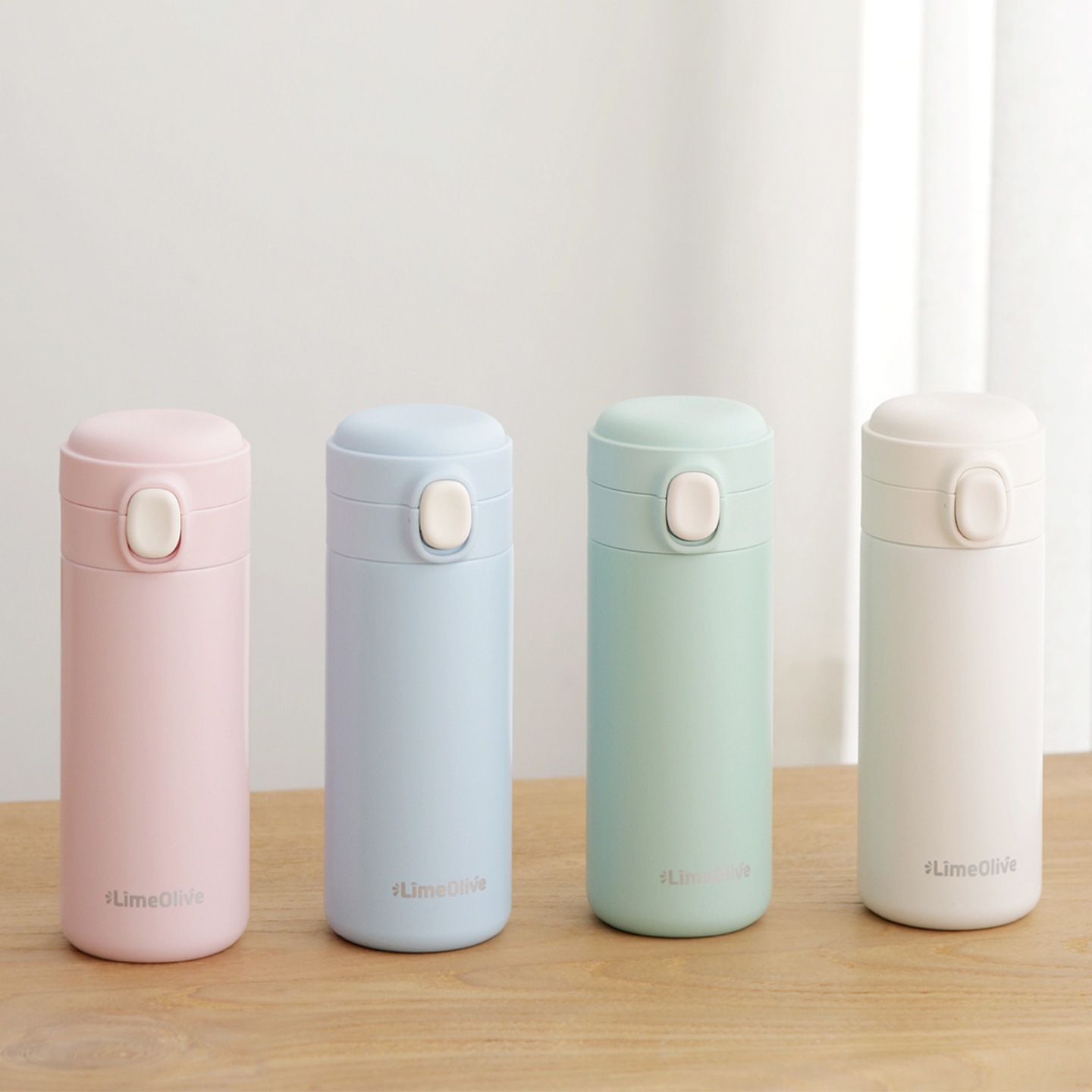 덕주방 원터치 어린이 물병 보온 보냉 텀블러 물통 350ml