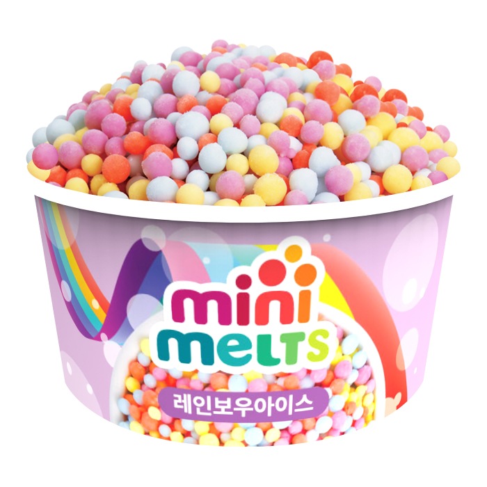 미니멜츠 구슬아이스크림 레인보우 50g40개