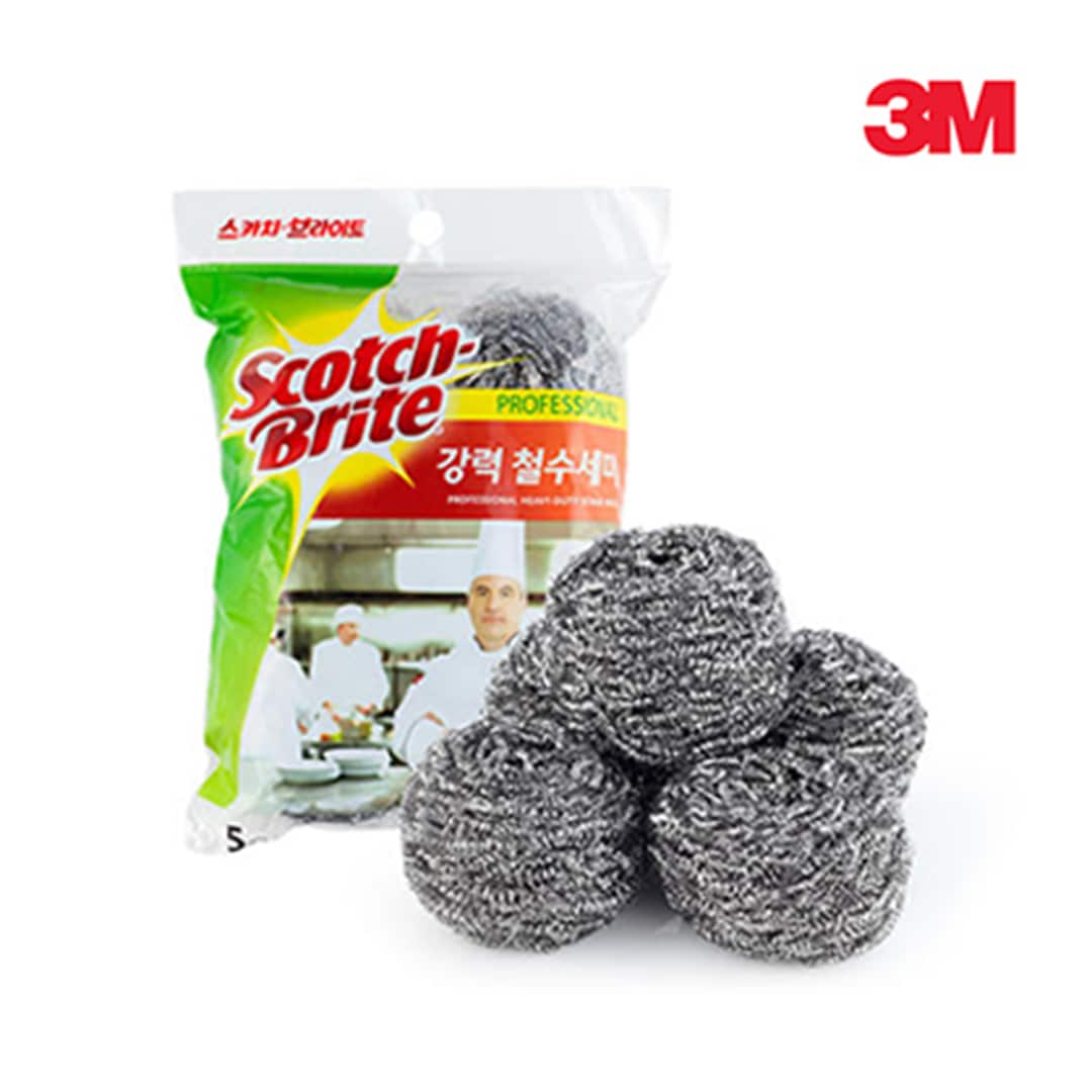 3M 강력 스테인레스 철수세미 (5개입)