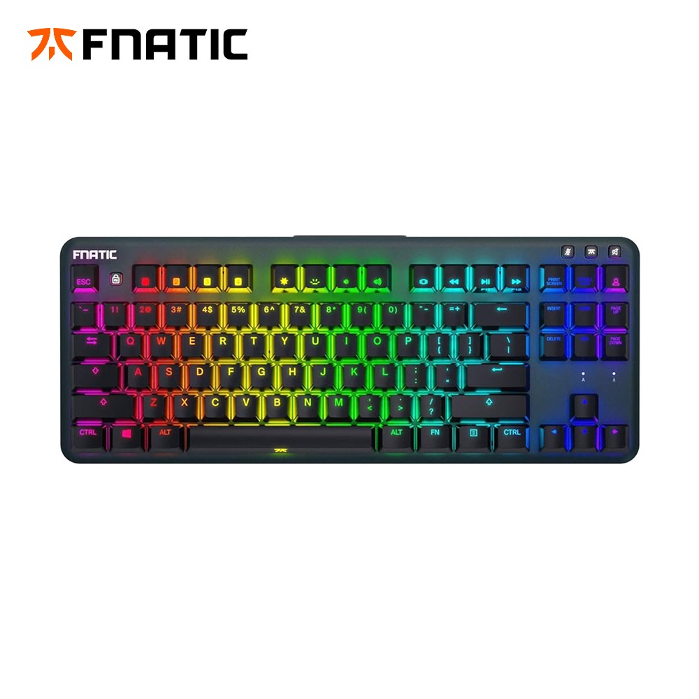 프나틱기어 miniSTREAK 스피드 카일 실버축 RGB 게이밍 키보드 (영문 키캡)