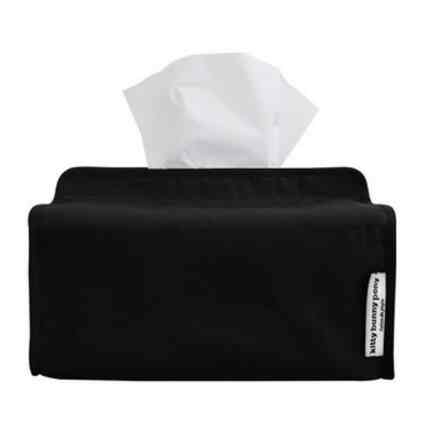 Easy Black Tissuebox Cover ティッシュボックスカバー