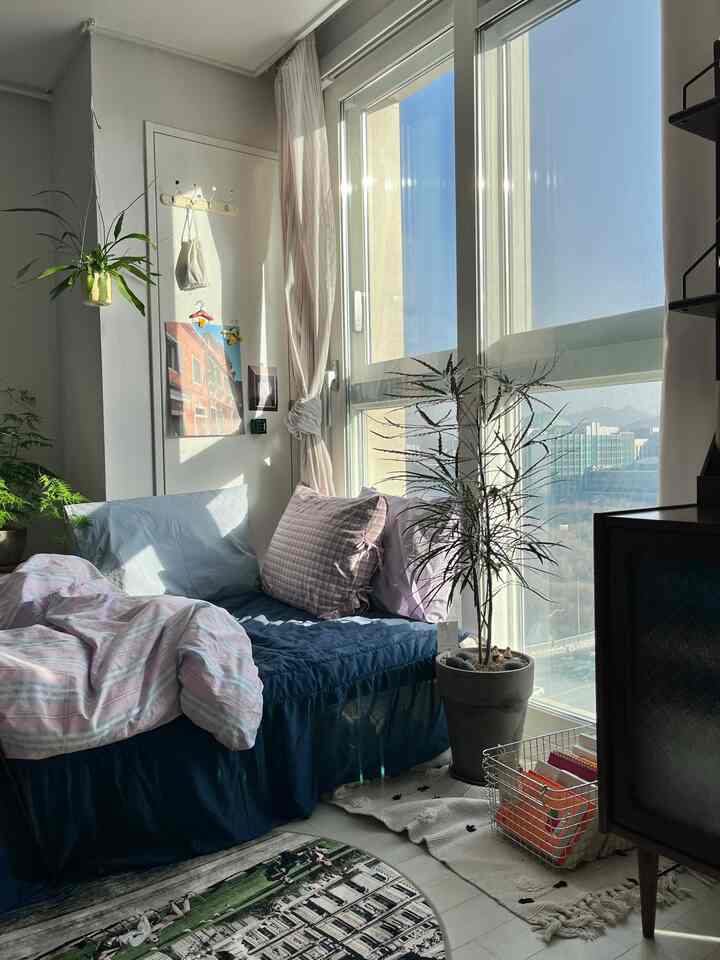 Di musim semi, ruangan itu dipenuhi aroma tanaman!