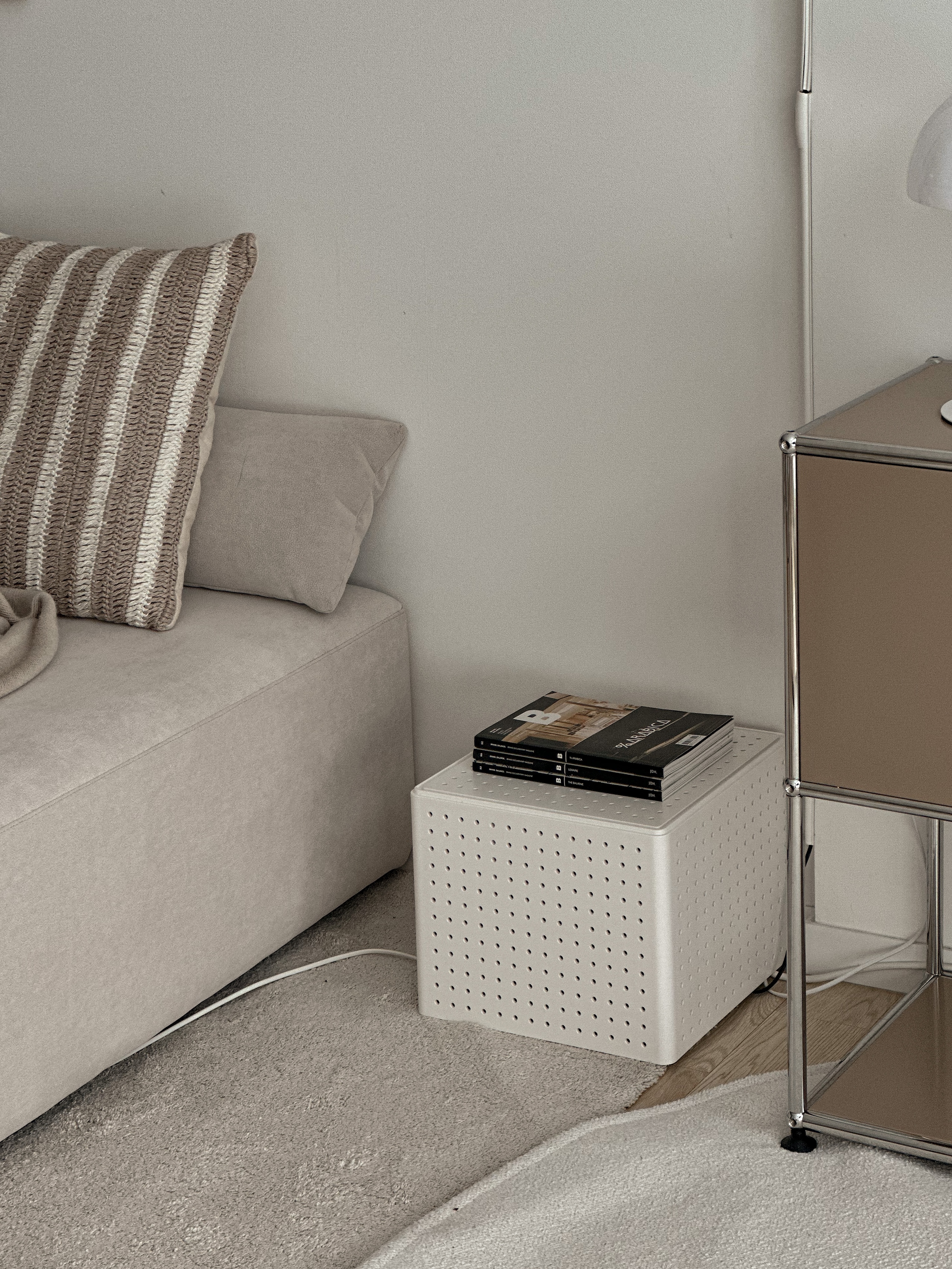 Pegboard Cable-Hiding Storage Cube user photo