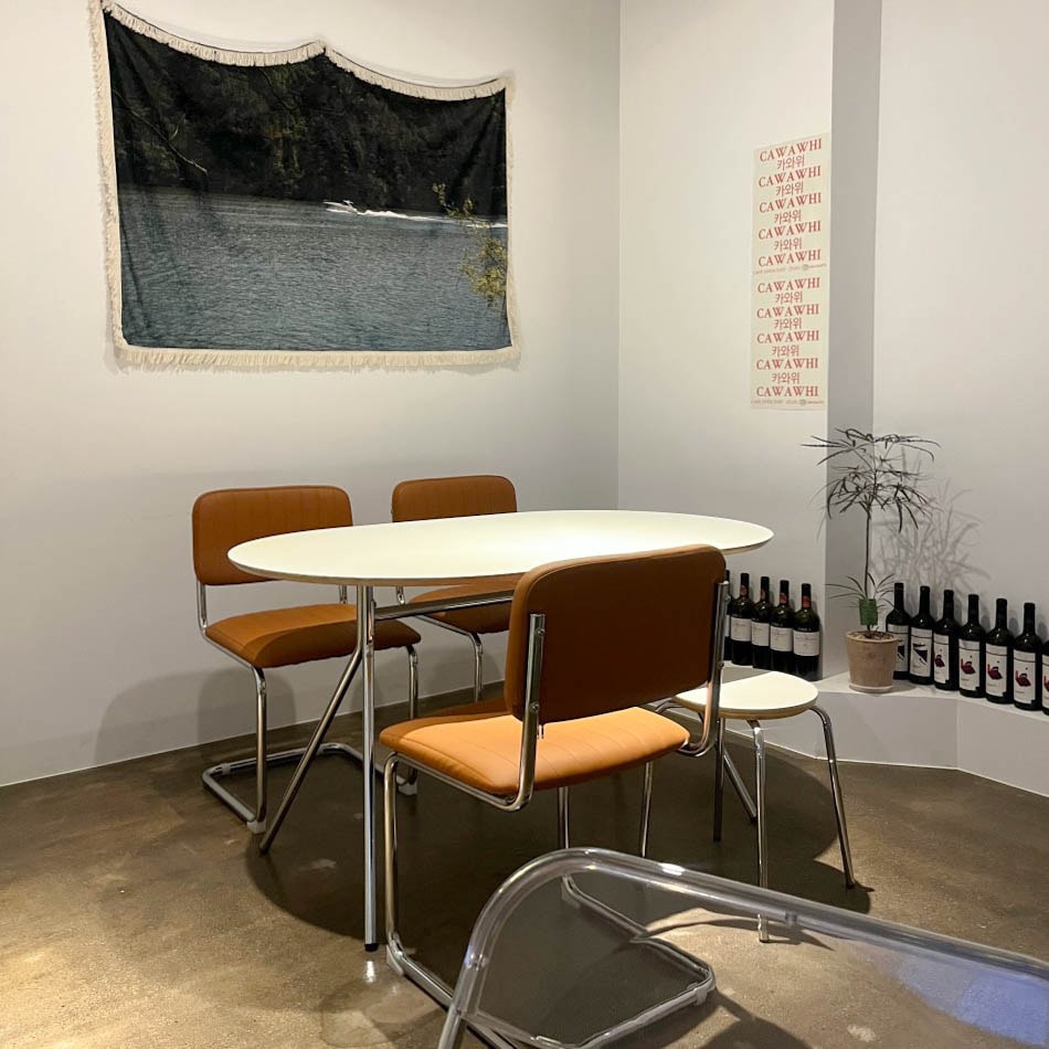 16piece MID-CENTURY ダイニングテーブル 楕円形 140cm［6色］ グレー