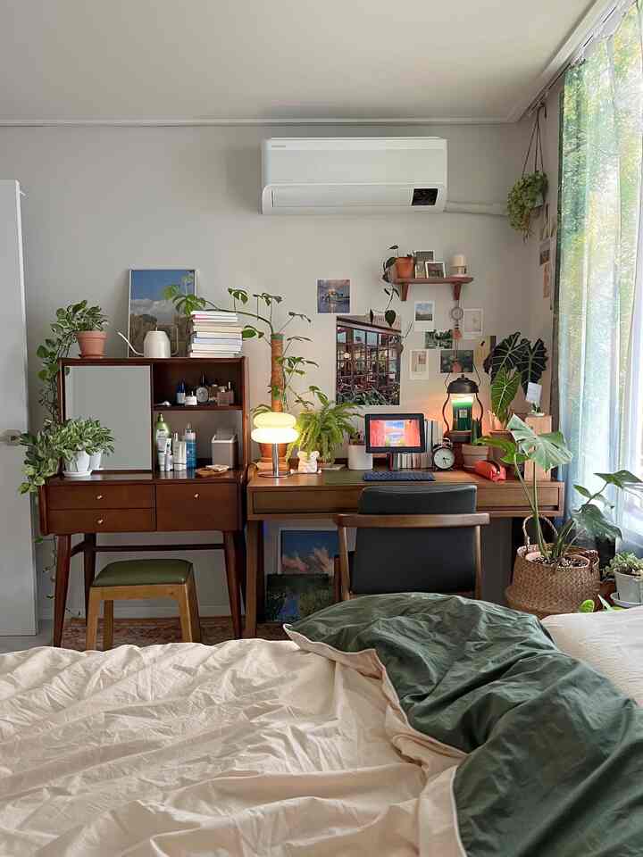 シフォン ファブリックポスター Sunny Forest［2サイズ］を使ったコーディネート 1