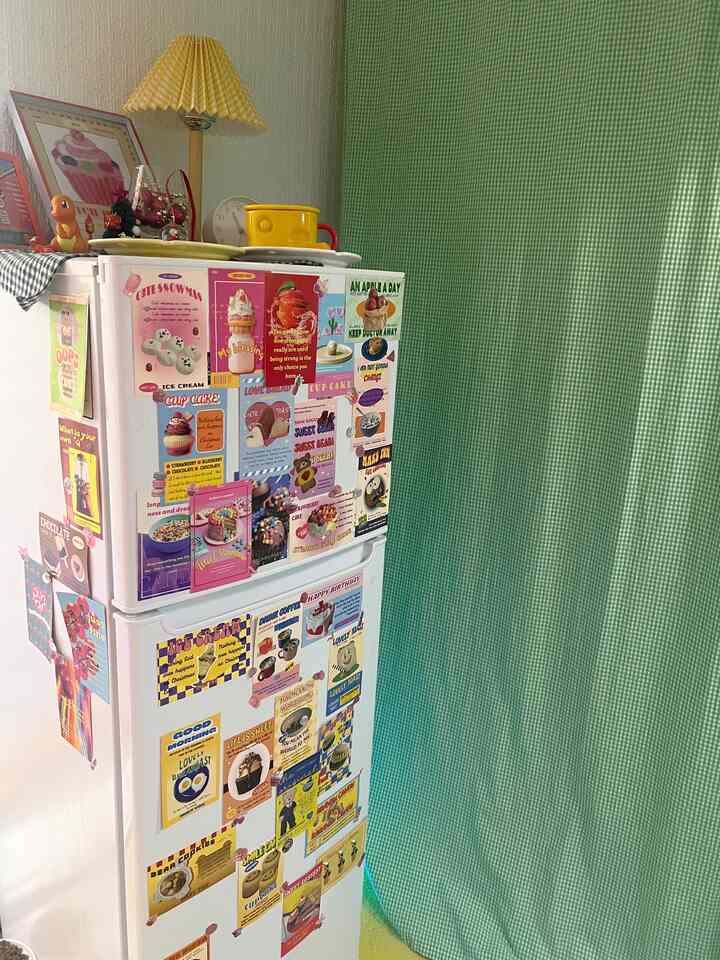 グリーンアップル チェック カーテン［3サイズ］を使ったコーディネート 1