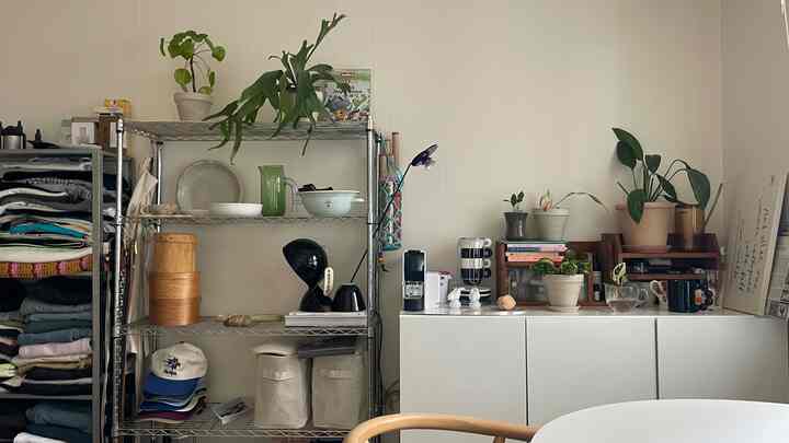 🇰🇷 お部屋に特別感✨お気に入りのオブジェに囲まれた1Kインテリア