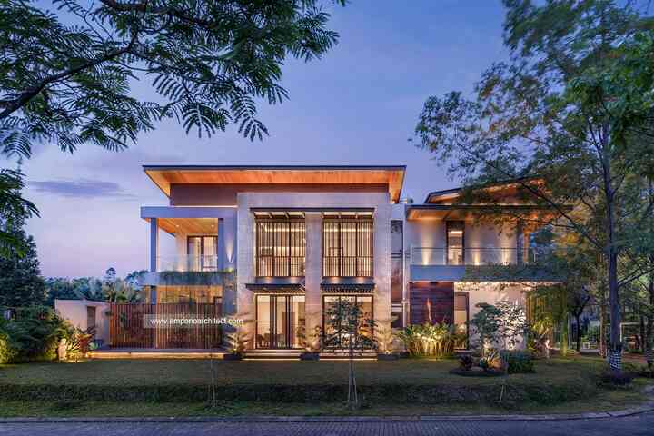 Healing Dalam Rumah Modern Tropis