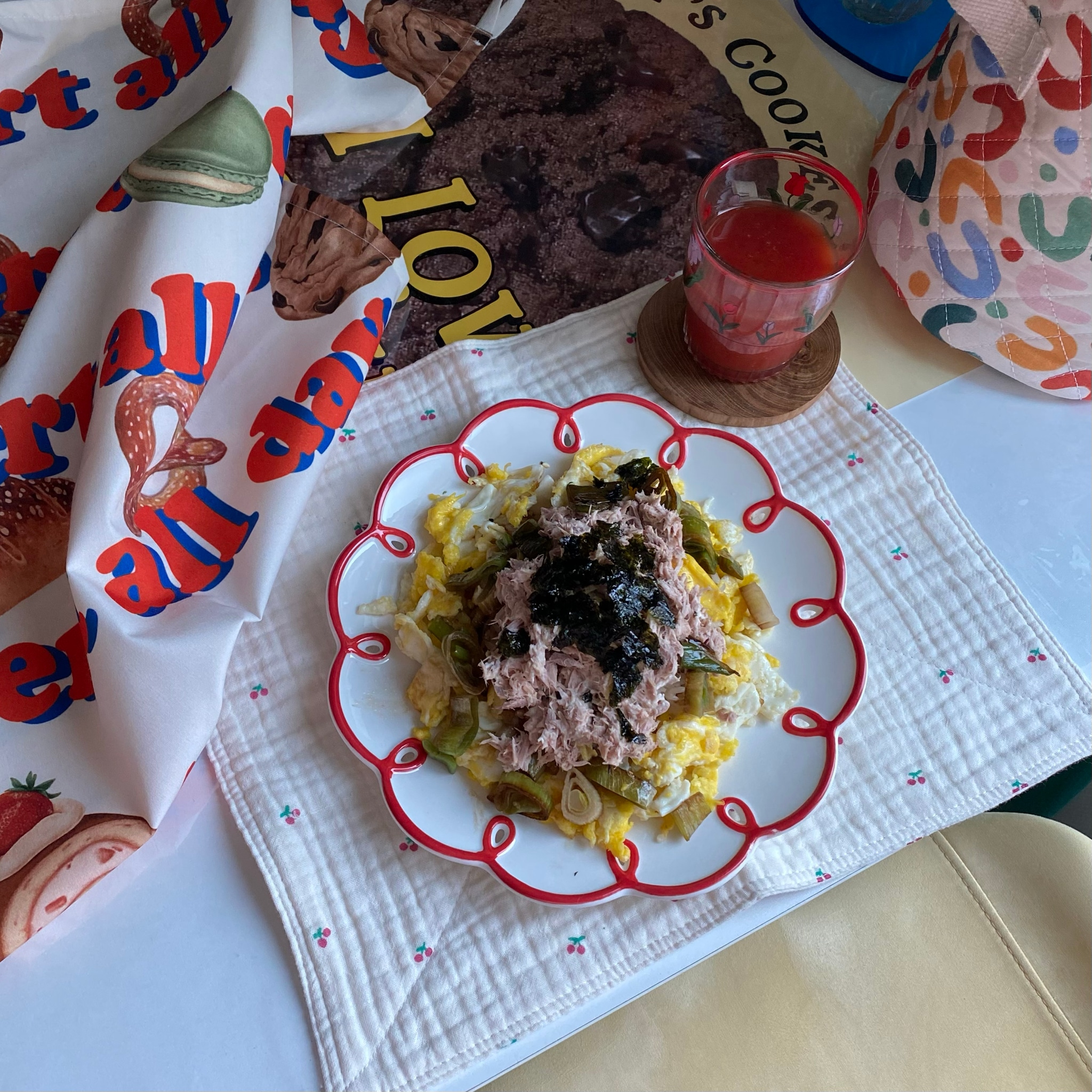 Micro Pattern Cotton Gauze Kitchen Towel user photo